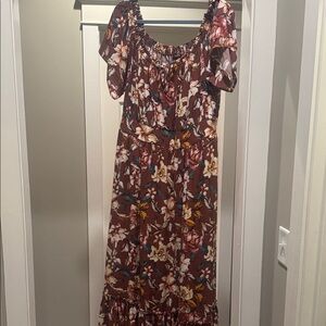 Torrid Floral Print Maxi Dress